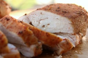 Last minute smoked chicken