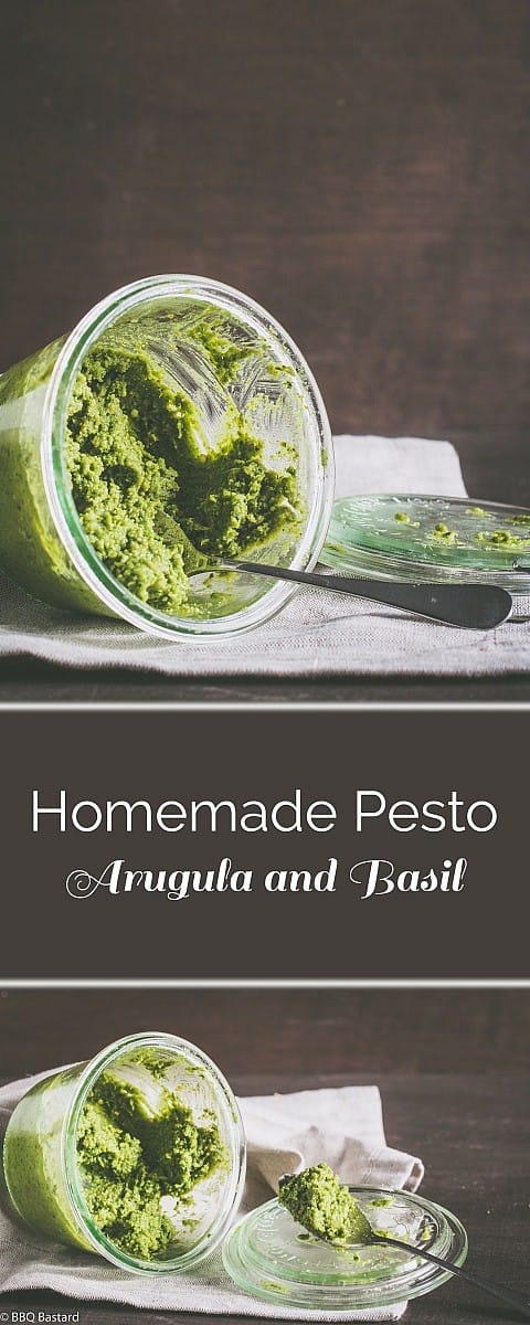 Arugula Basil Pesto: I promise you this homemade pesto will taste better than the ones you can buy in stores!