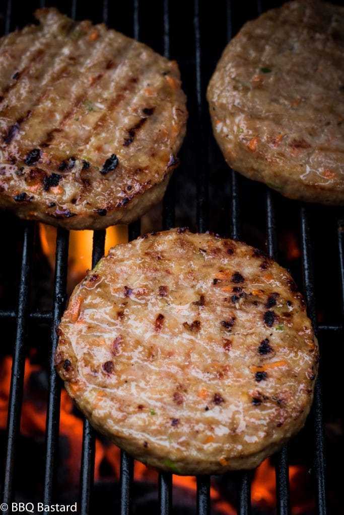 Gerookte Teriyaki Kippenburger