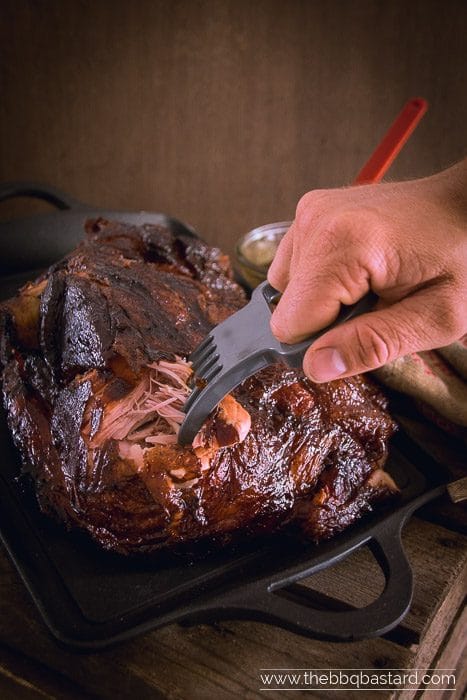 Dry cured pulled pork