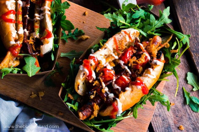 English breakfast hotdog