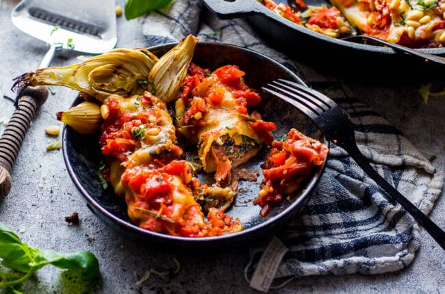 Smoked Ricotta stuffed cannelloni