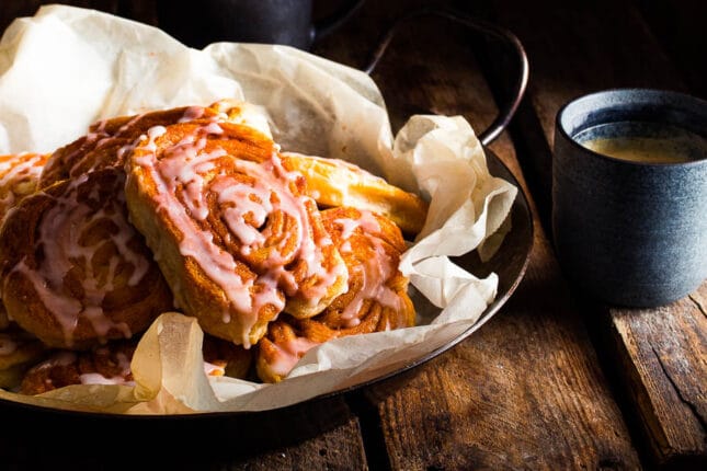 Kaneelbroodjes op de BBQ