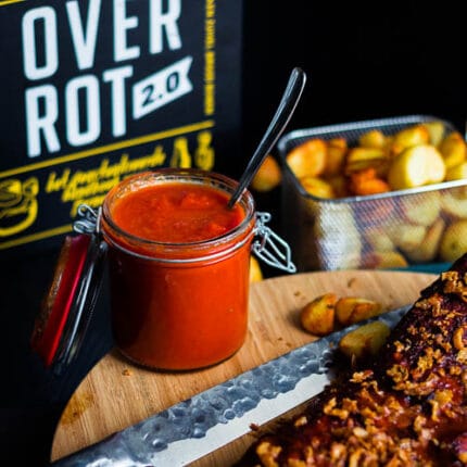 Gefermenteerde Ketchup over rot