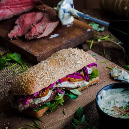Roast beef sandwich--3 - The BBQ Bastard Roast beef salad