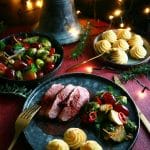 Gerookte eendenborst Porto saus