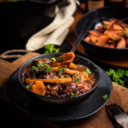 herfststoofpotje van wildzwijn