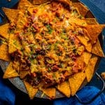 Smoky bastard bean nachos