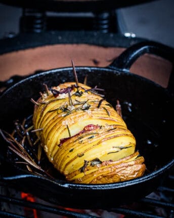 Rosemary Hasselback potato