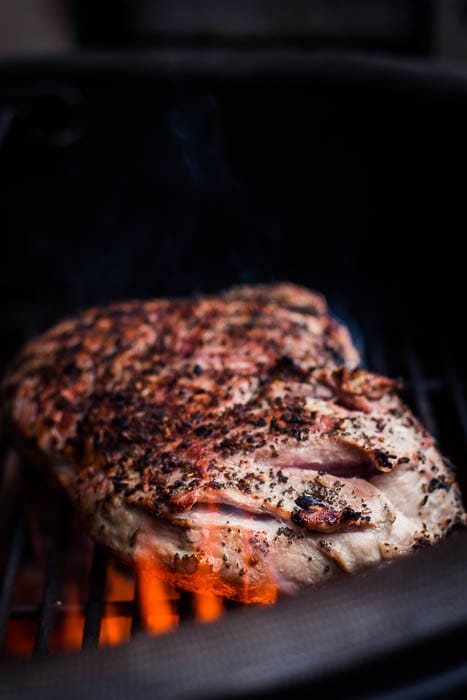 Beer braised pork roast