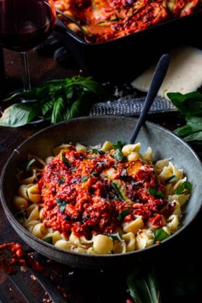 Romige Courgetteschotel