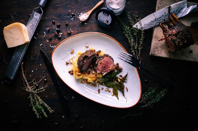 Gegrild lamskroontje