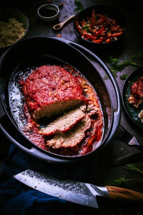 Gehaktbrood van de BBQ