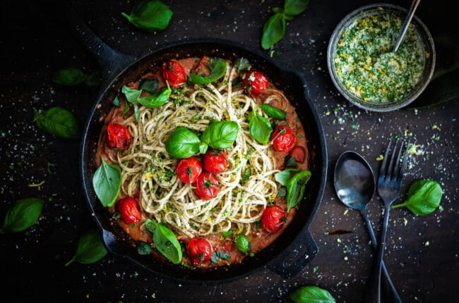 tiktok feta pasta