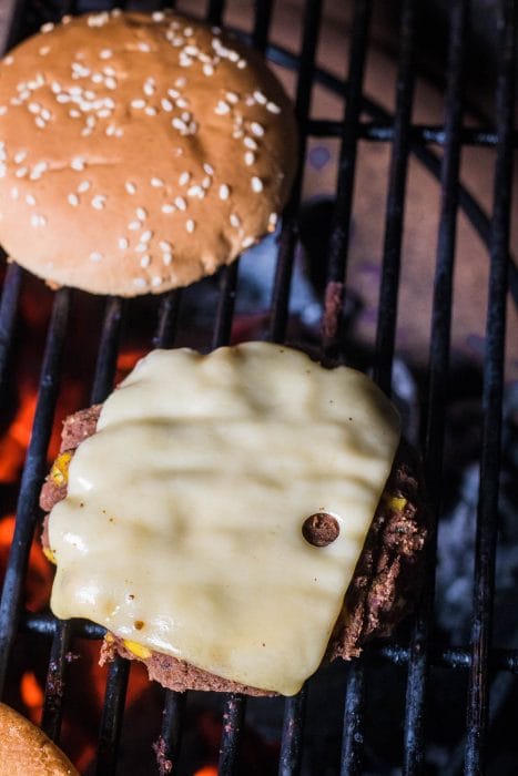 vegetarische bbq burger