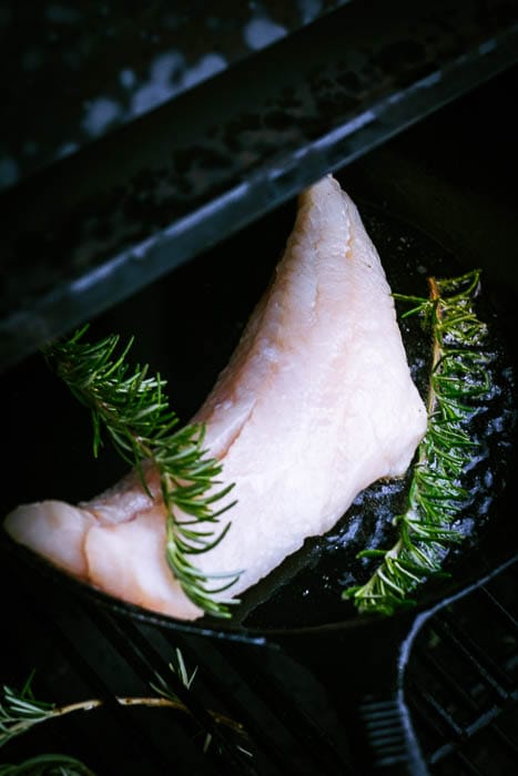 gegrilde roodbaarsfilet