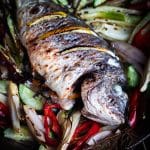 Gegrilde goudbrasem