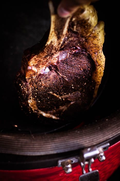 Reverse seared côte a l'os West Vlaams rood