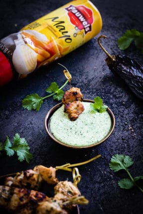 gegrilde kipspiesjes