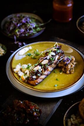 Miso Aubergine Steaks