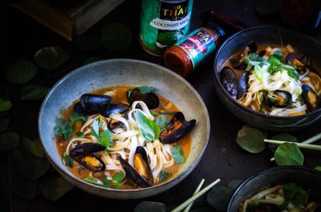 Thaise Mosselsoep op de bbq