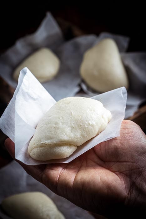 gestoomde broodjes maken