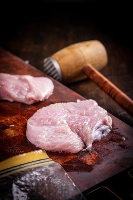 Gepekelde kalkoenschnitzel