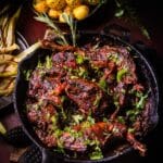 gegrilde konijn op spaanse wijze