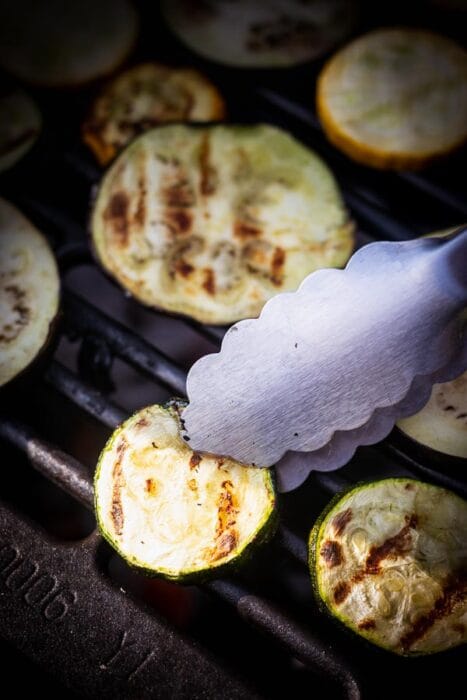Gegrilde courgette