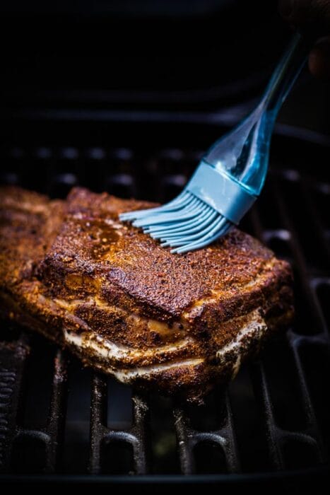 salieboter gepekeld spek