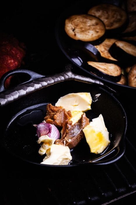 Miso gebakken aardappelen