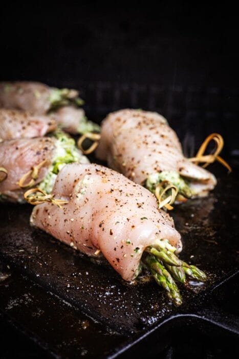 Kalkoenrollades op de BBQ