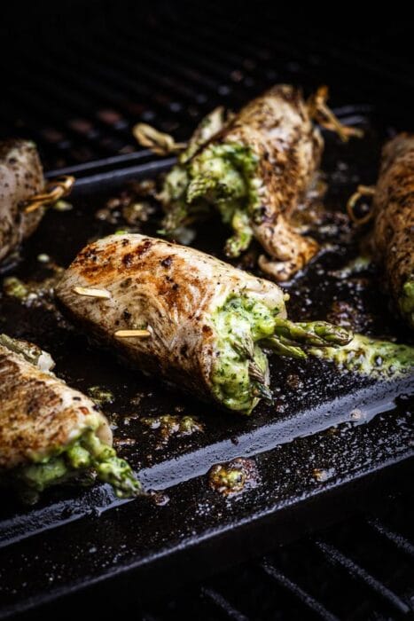 kalkoenrollade op de BBQ