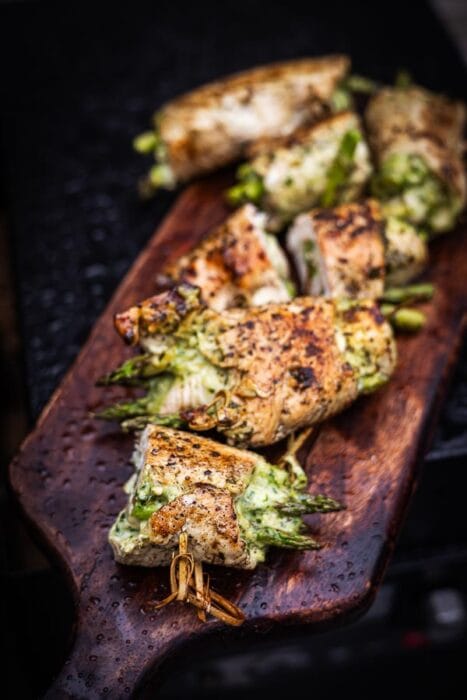 Gegrilde kalkoen rollade