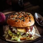 Lost in France Burger met geitenkaas en vijgen
