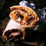 herfstige wrap met gegrilde kip