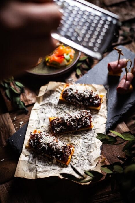 Umami toast feestelijke bbq hapjes