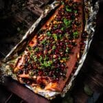 Feestelijke gerookte zalm