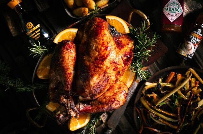 Peking style kalkoen op de BBQ