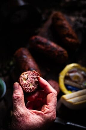 Grillworst met kaas maken