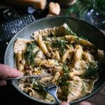 Ravioli met gerookte zalm