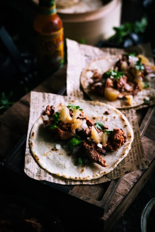 Taco al Pastor op de BBQ