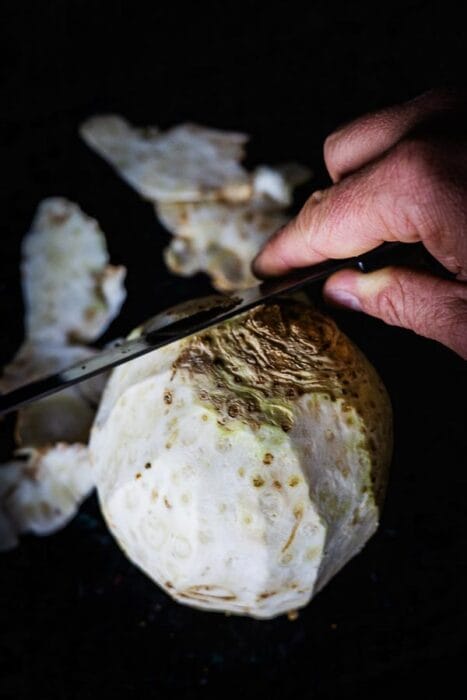 Knolselder op de bbq