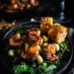 Cajun style tijgergarnalen