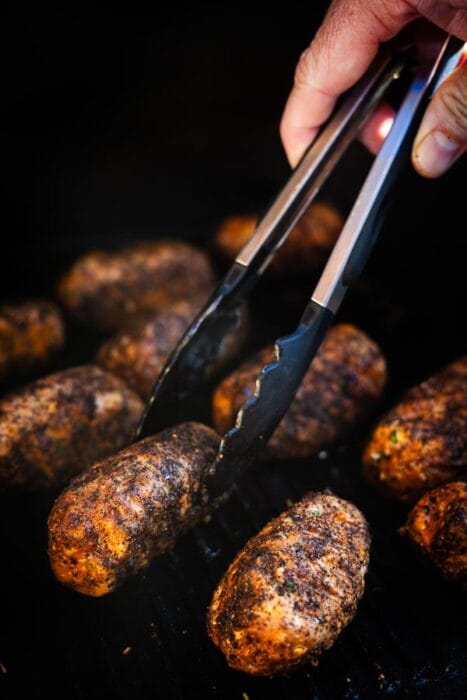 Gegrilde kofta van kip