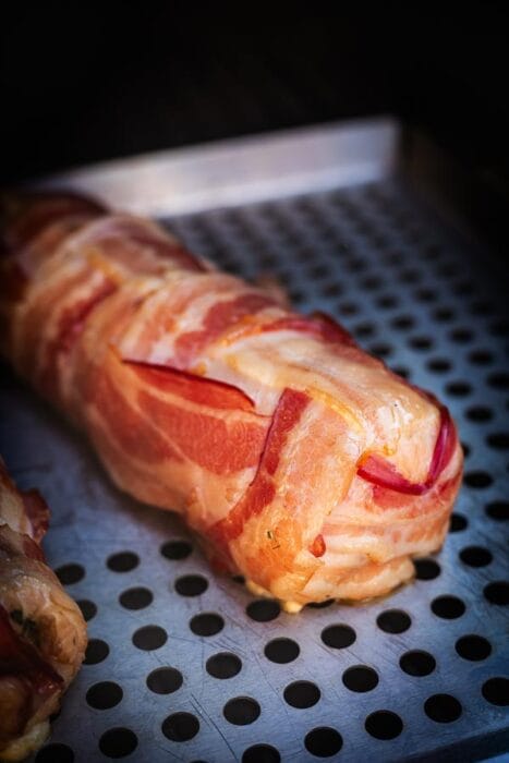 kalkoenrollade met pittige honinglak