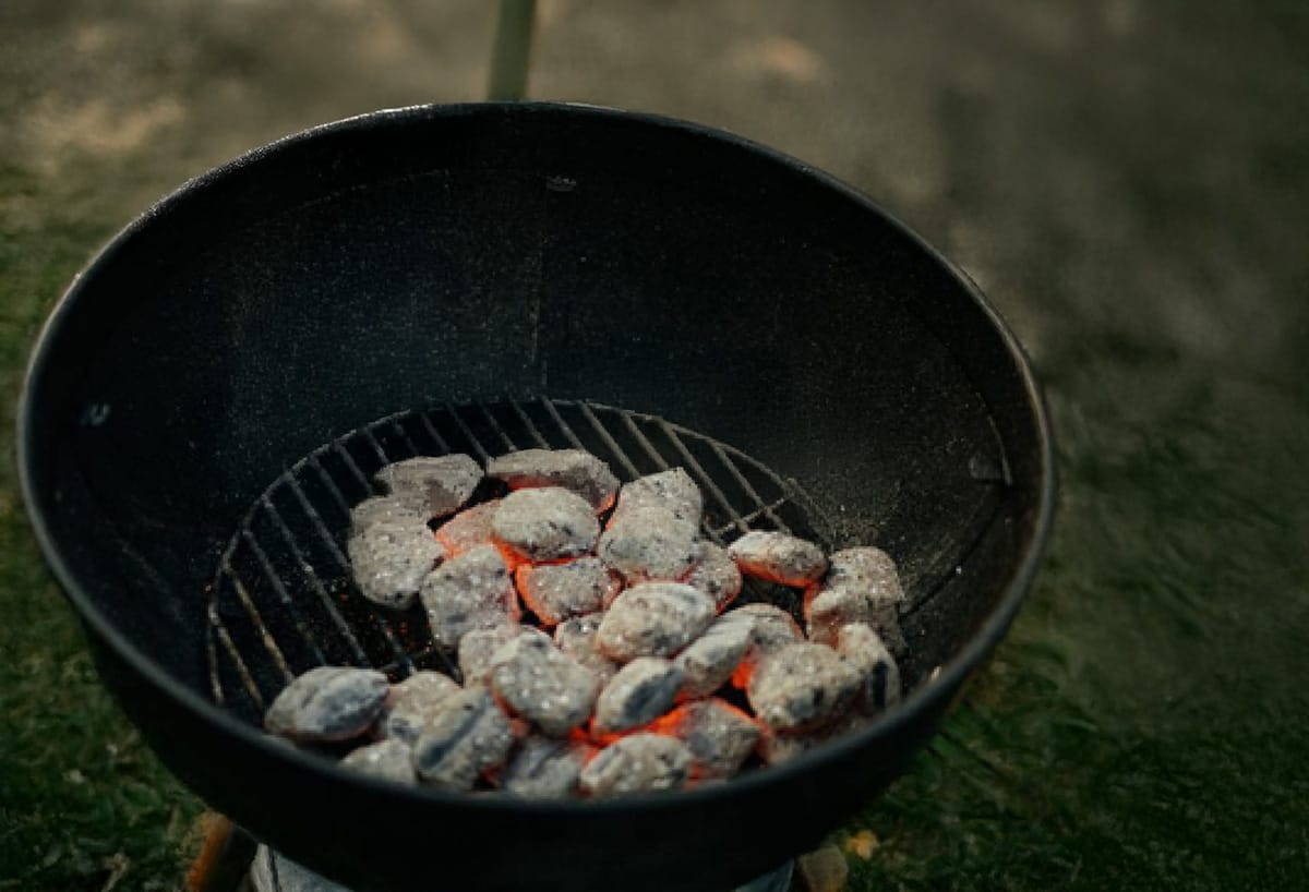 briketten winter bbq