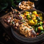 Moo Ping - Thaise varkensspies op de BBQ