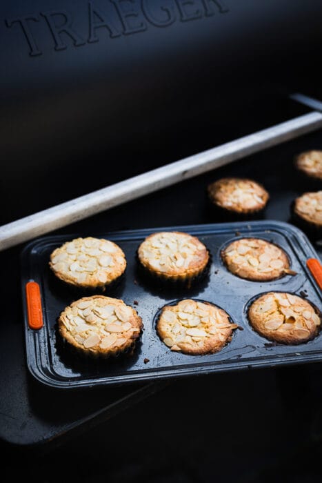 Frangipane op de Pellet smoker