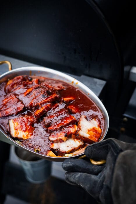 Babi pangang op de Barbecue